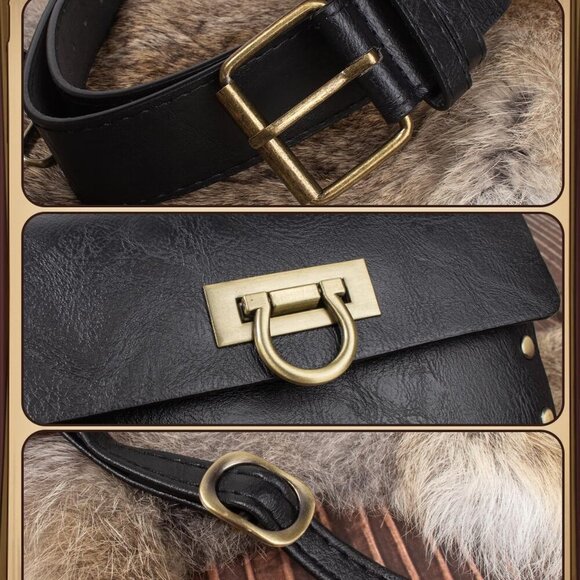 Versatile Faux Leather Belt Pouch - Fits Most Smartphones, Perfect for Outings - Picture 6 of 8